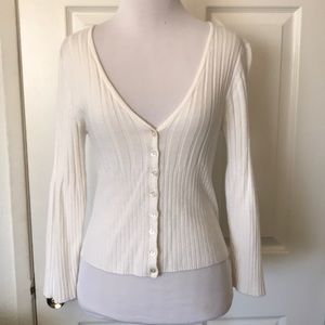 Junior's button up v neck cardigan